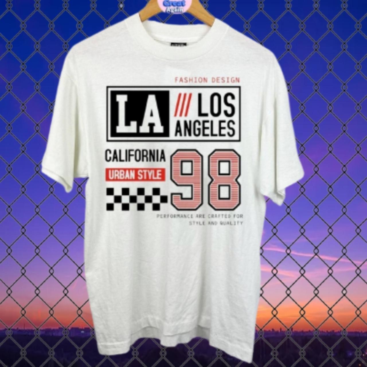  Vintage Retro Los Angeles California LA Apparel Long