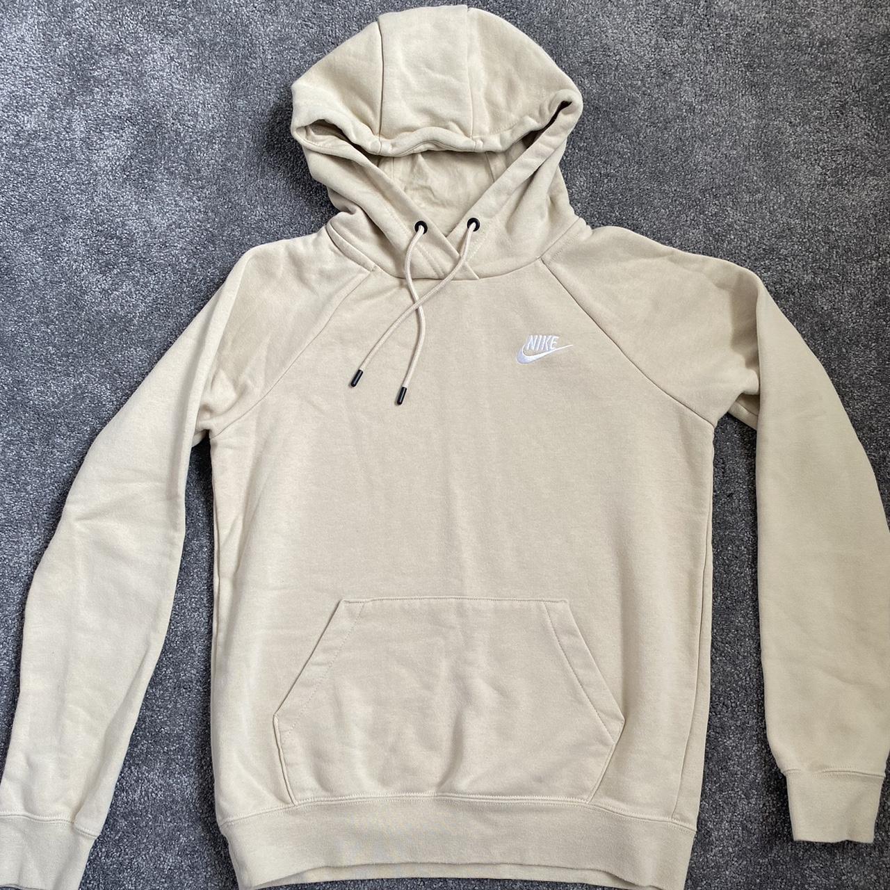 nike hoodie womens beige
