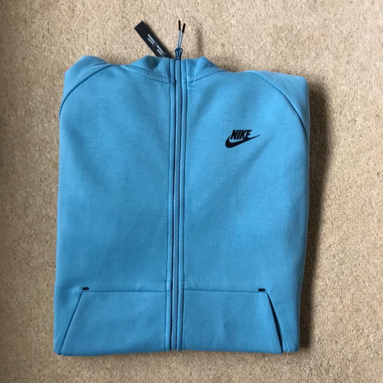 Baby Blue Cerulean Nike Tech Fleece Hoodie Old Depop