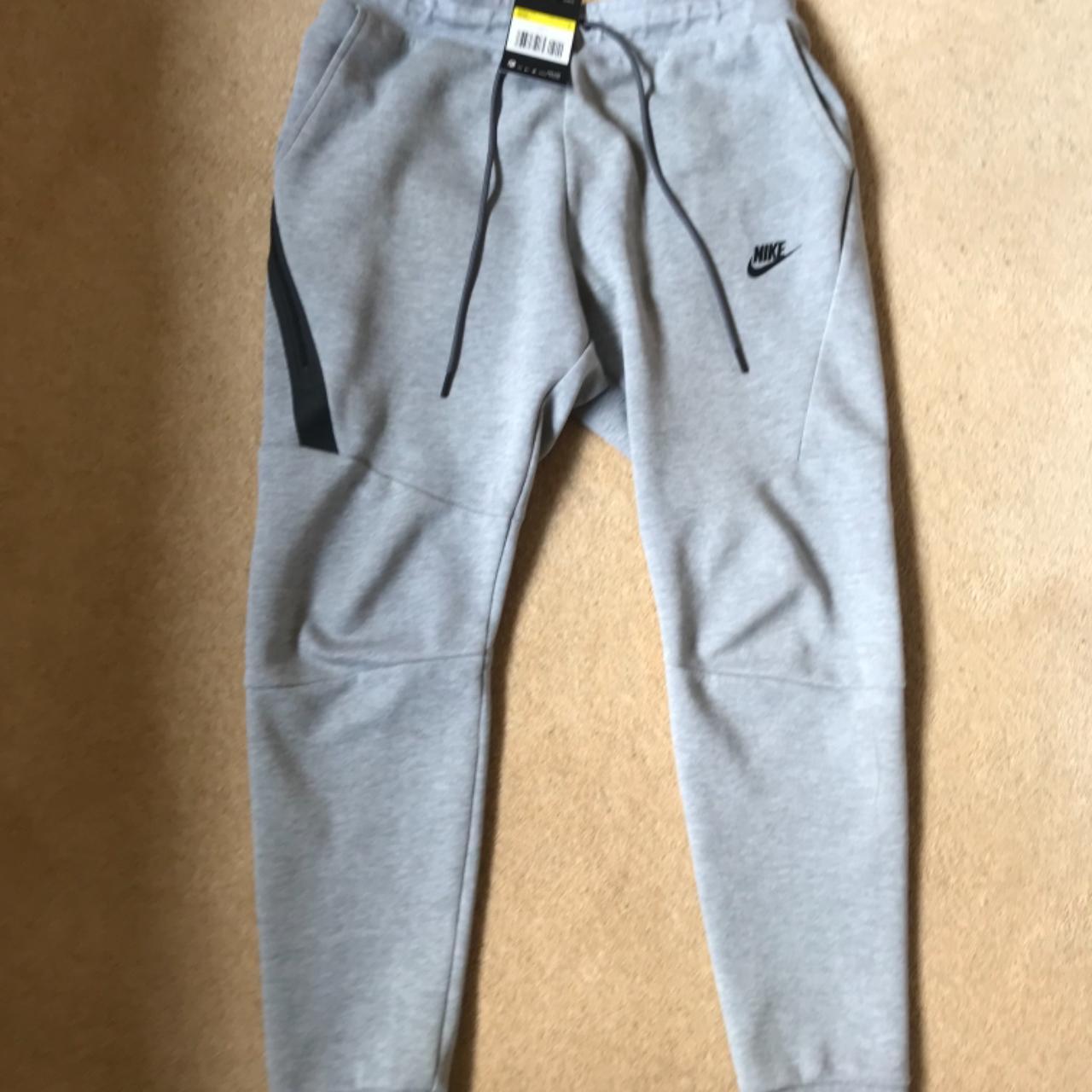 mens nike tech tracksuit grey