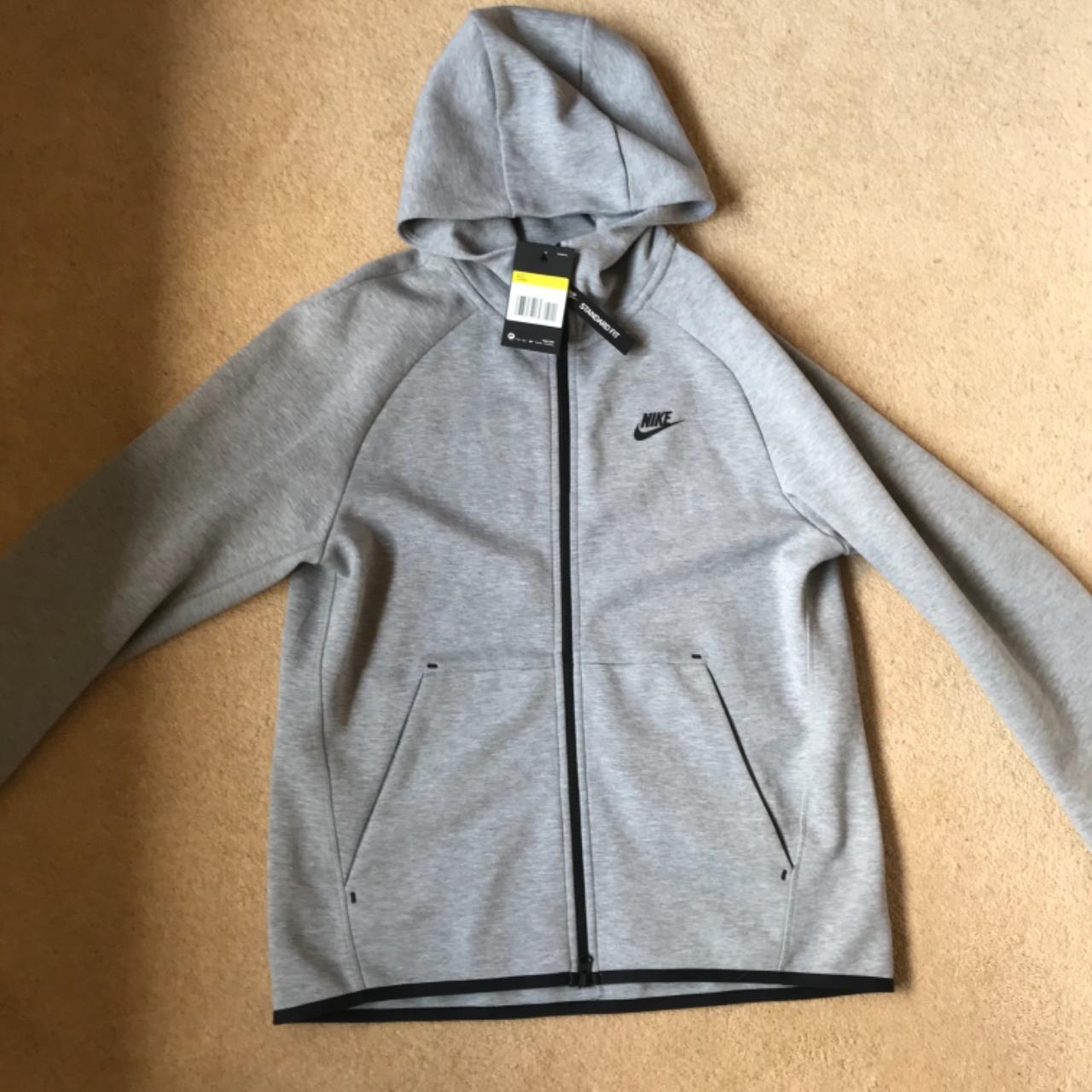 mens nike tech tracksuit grey