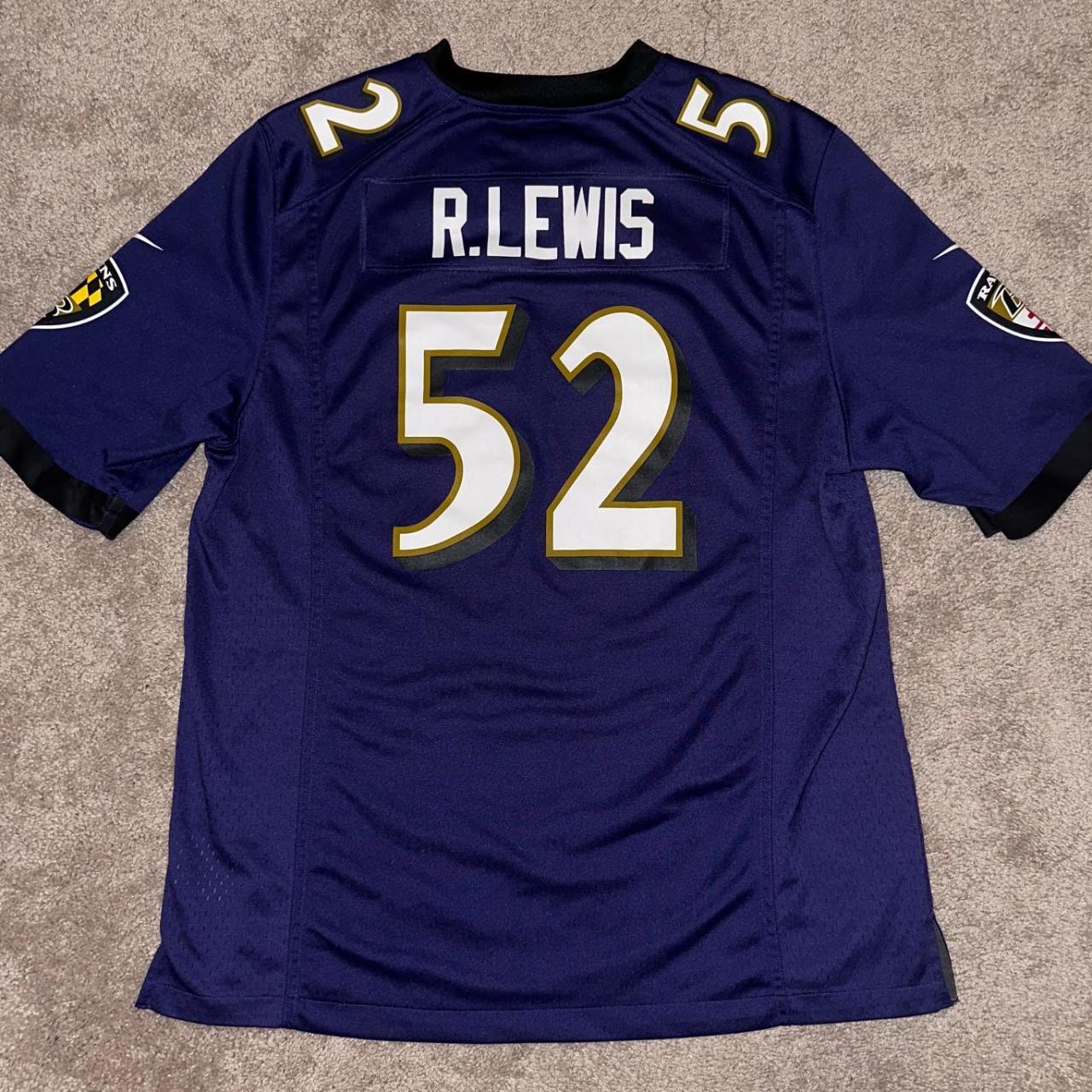 Nike Ray Lewis Jersey Size: L LIGHTLY USED IN GREAT - Depop