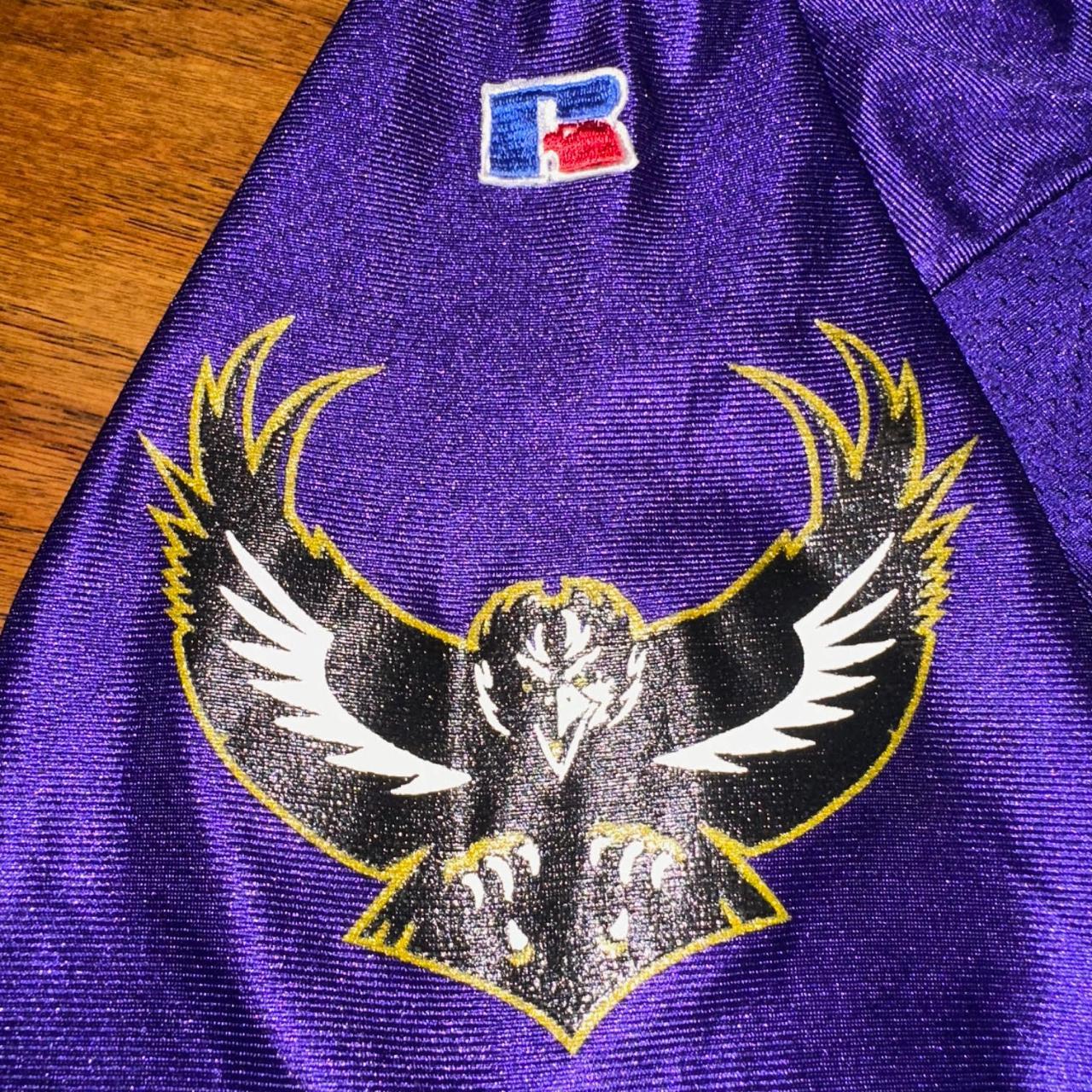 Baltimore Ravens Eric Turner Jersey Russell Athletic Mens 48 White VINTAGE  USA