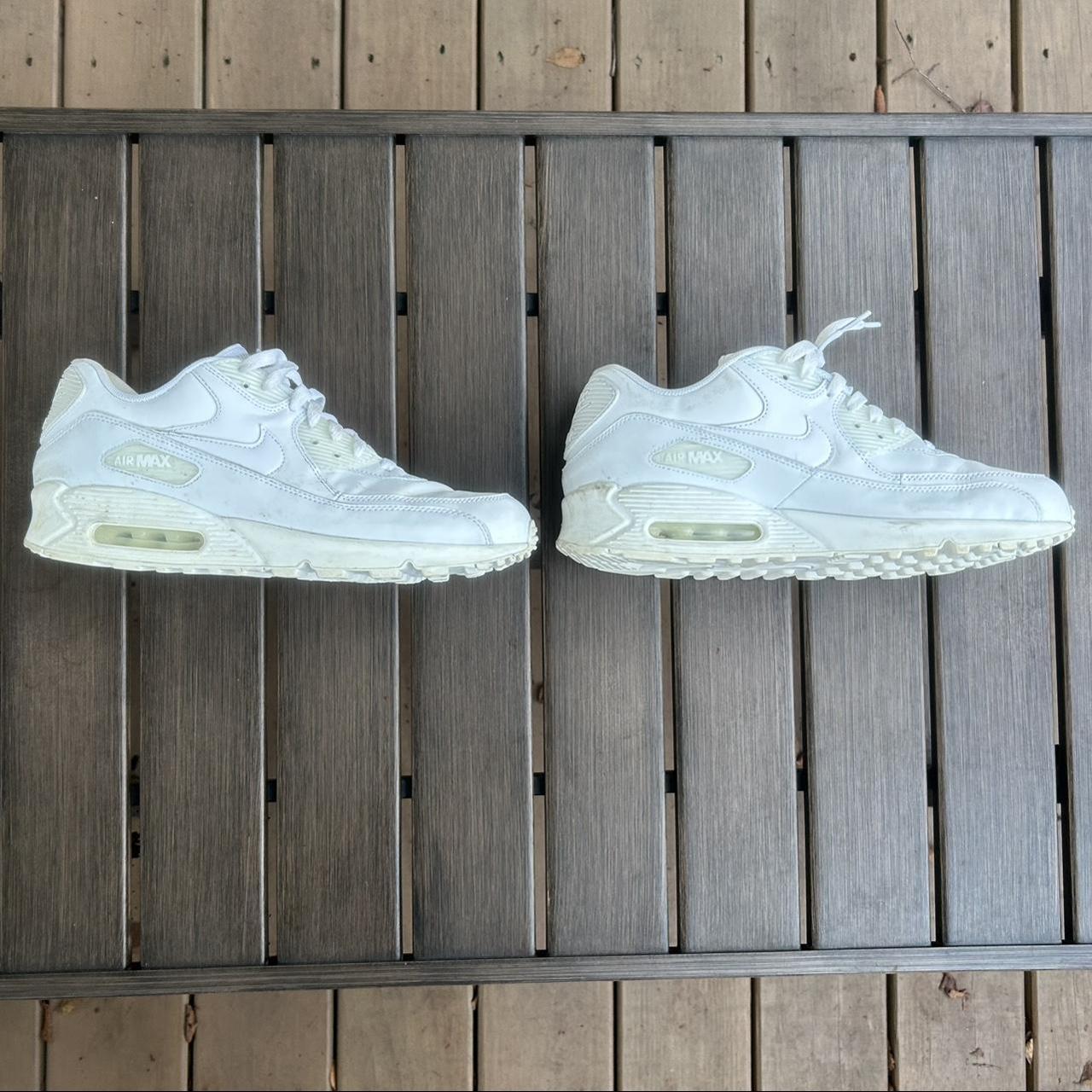 mens all white nike air max 90