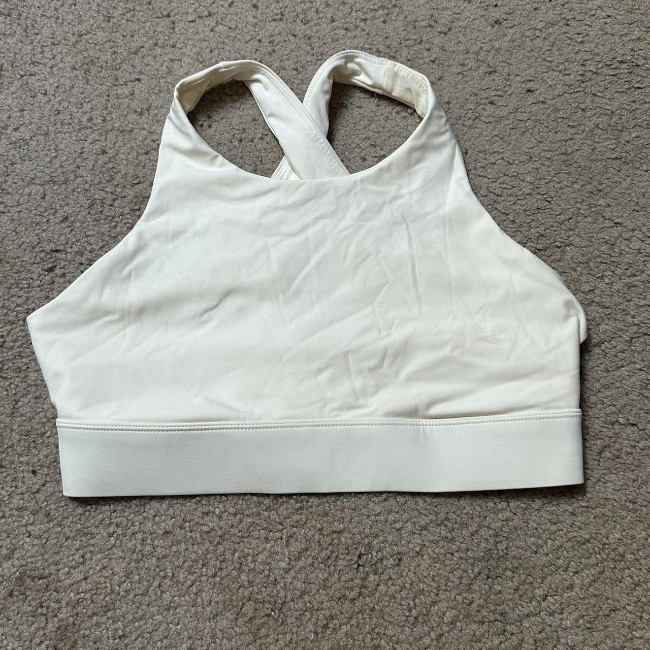 Work out top/ sports bra small purple stain on the - Depop