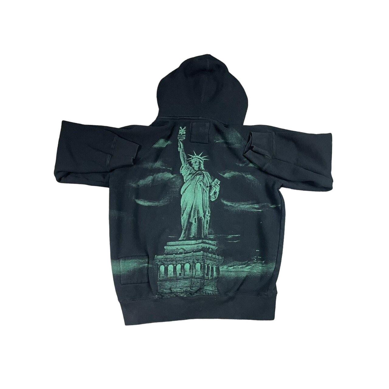 Vintage 90s Zoo York Statue Of Liberty Hoodie Size | Depop