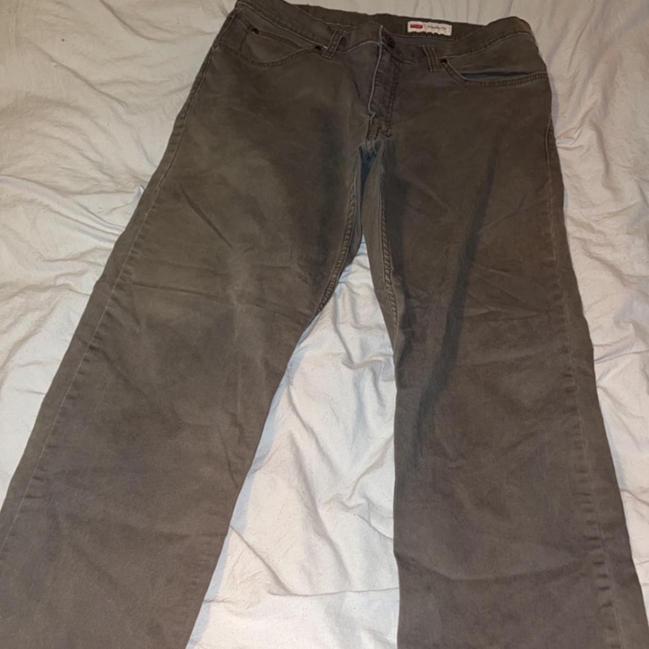 Brown wrangler jeans doesn’t show size but have... - Depop