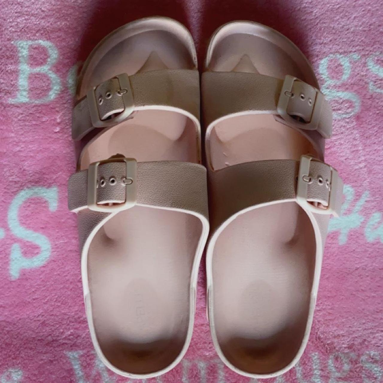 Pink Birkenstocks NOT REAL BIRKS Size 8 Dm Depop