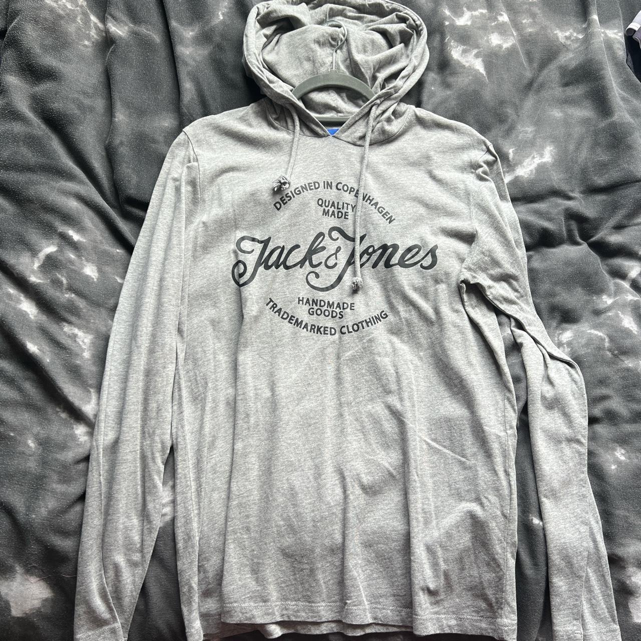 Thin on sale gray hoodie