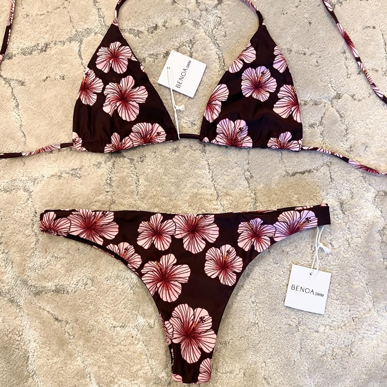 Benoa Swim two-piece set Print: Outrigger Style:... - Depop