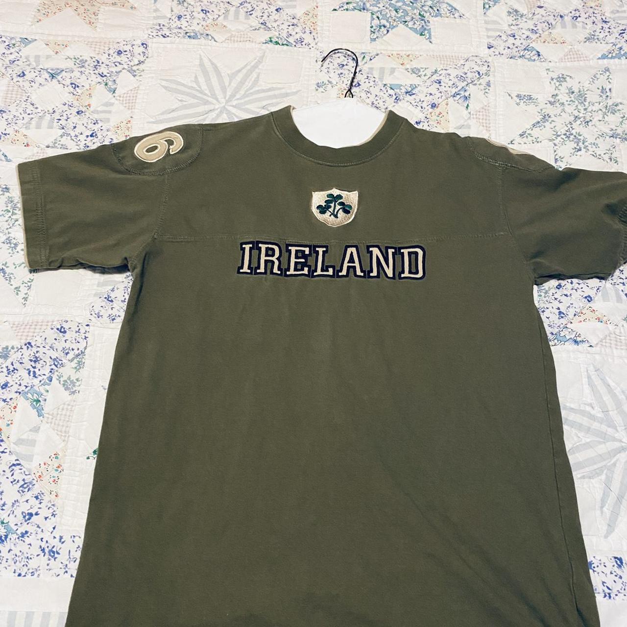 Black Ireland Soccer jersey Size large definitely - Depop