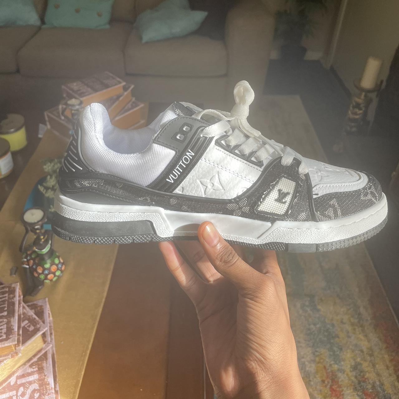 Louis Vuitton LV Trainer Silver Pre-Owned