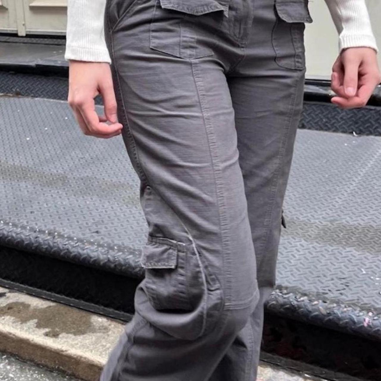 Grey Kim Cargo pants - Depop