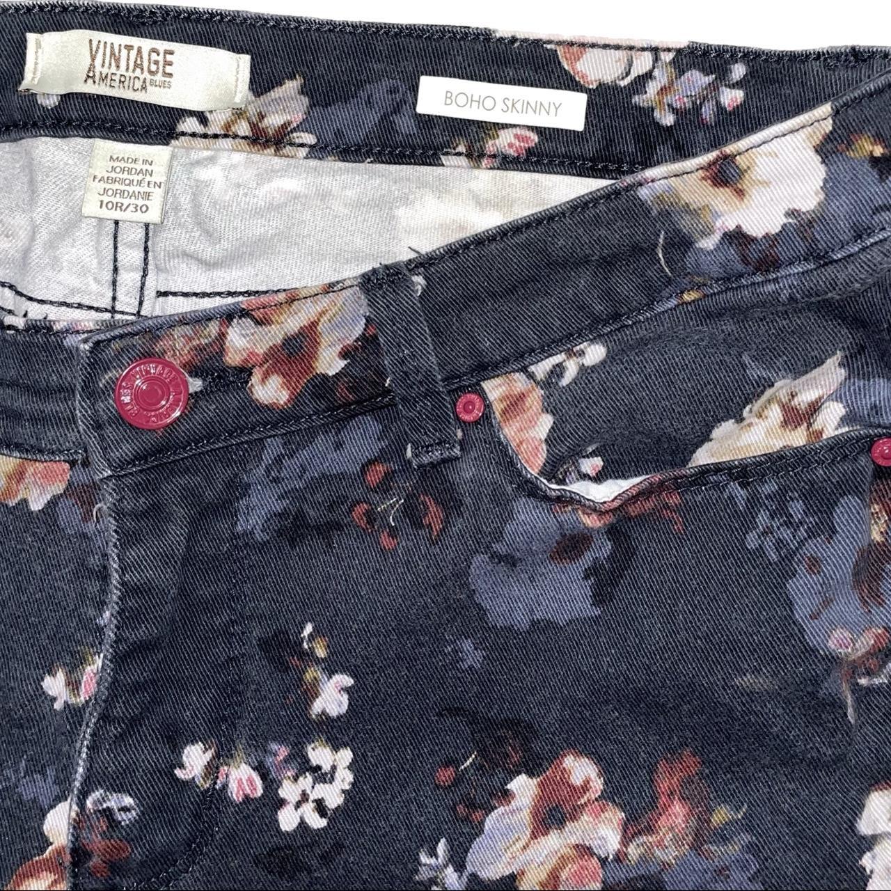 Vintage america jeans deals boho skinny floral