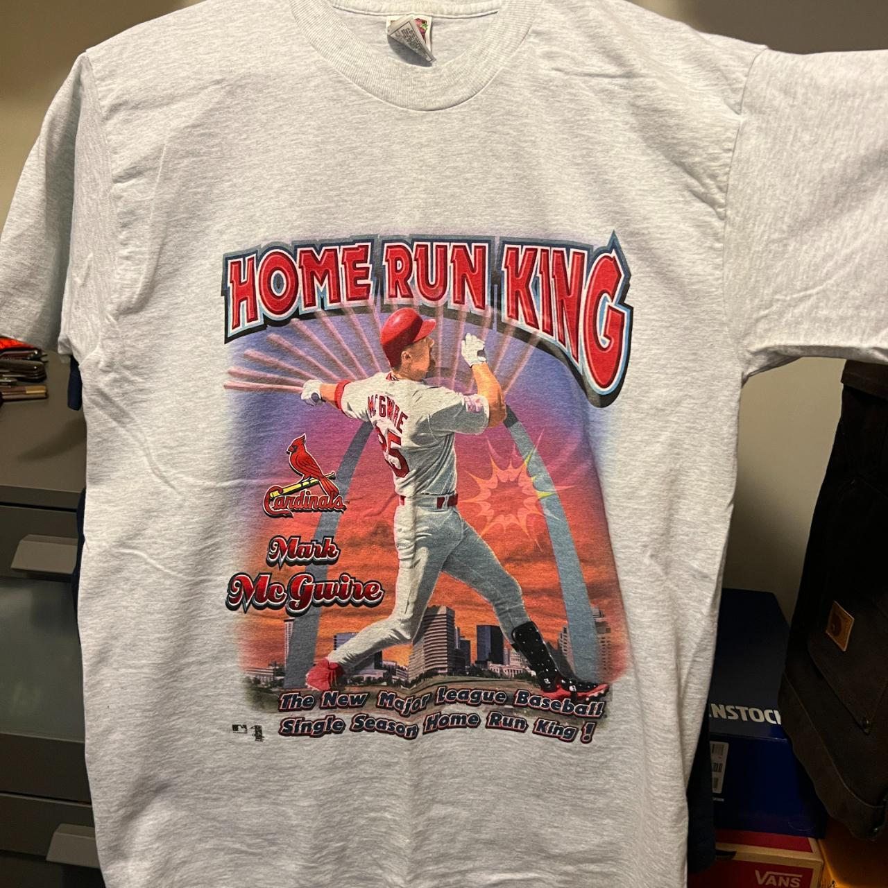 Vintage 1998 Mark Mcgwire Home Run Tour T-Shirt in - Depop