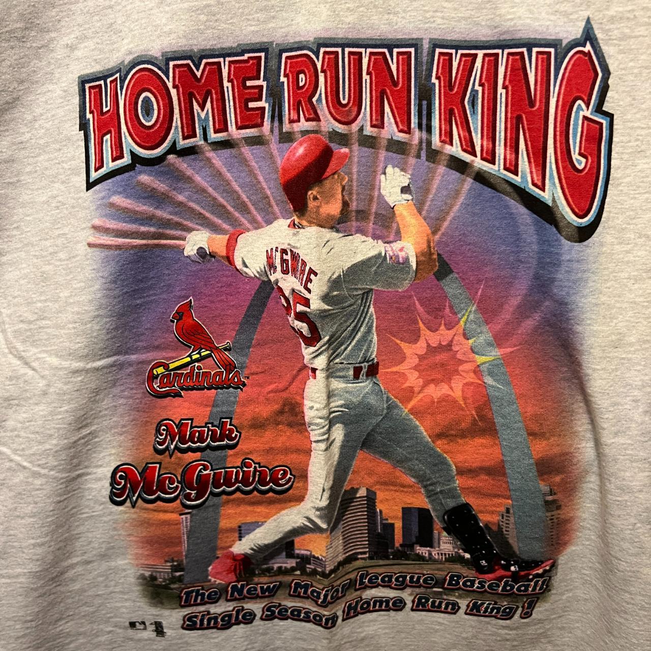 Vintage 1998 Mark Mcgwire Home Run Tour T-Shirt in - Depop