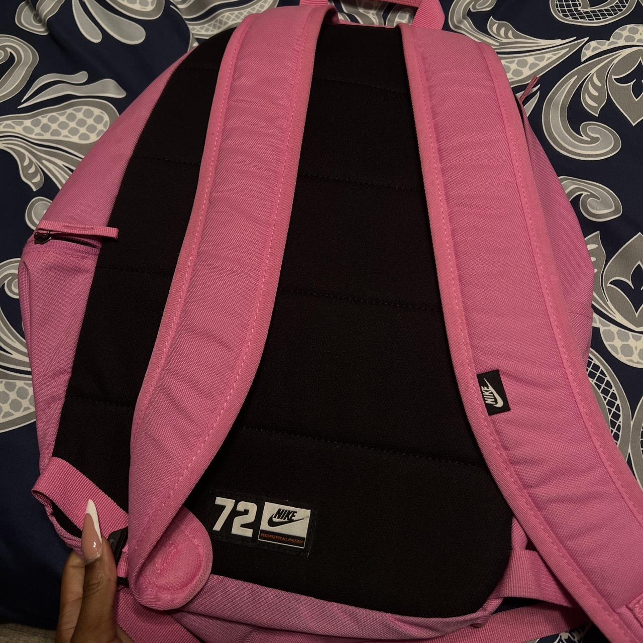 Pink and Black Nike book sack ! Used with a little... - Depop