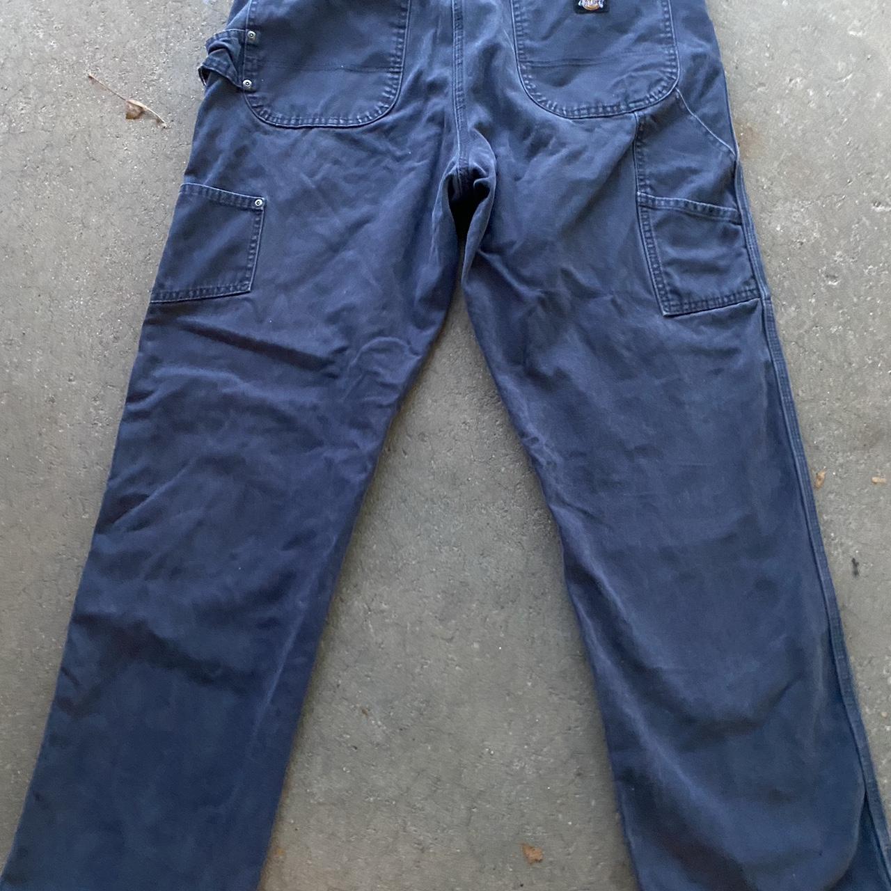 grey dickies carpenter pants - Depop