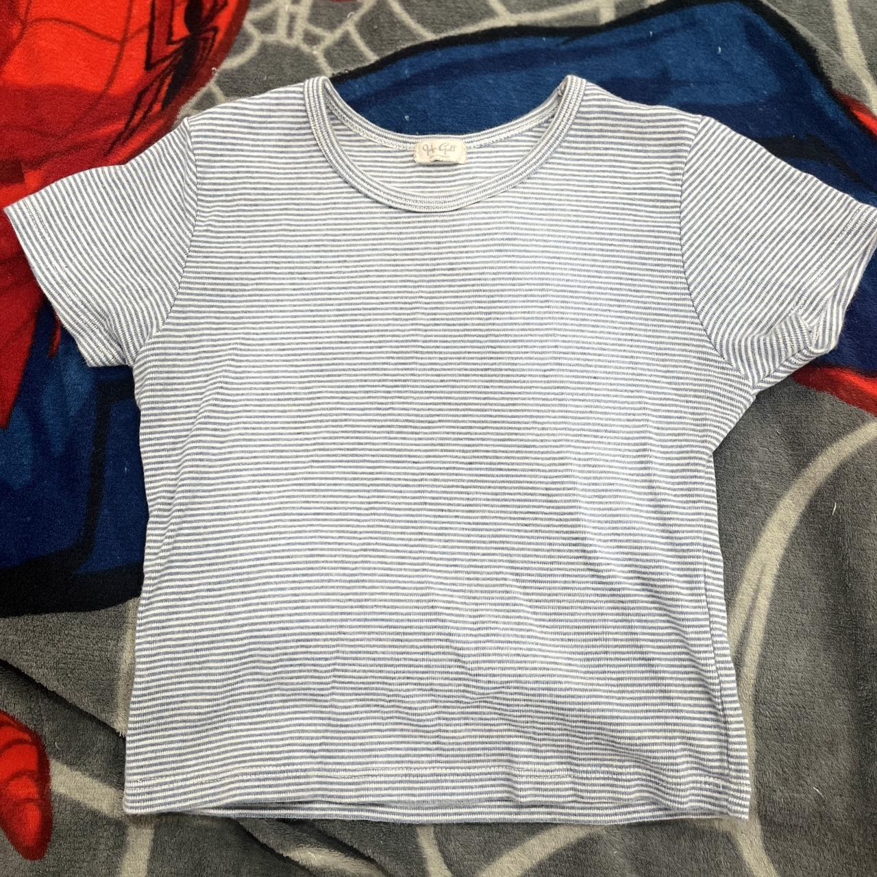 Brandy striped shirt Size one size/small Super soft... Depop