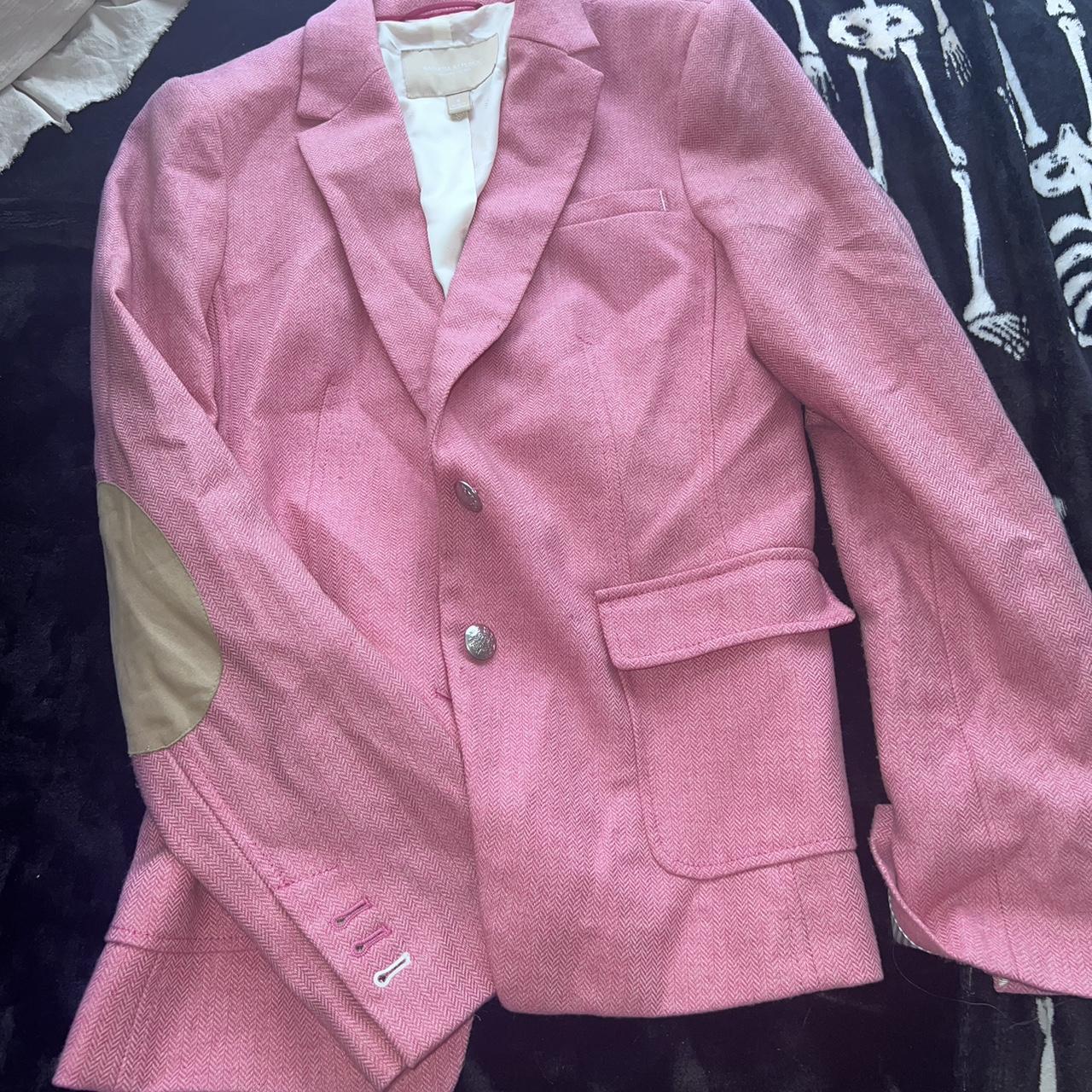 Banana republic pink blazer best sale