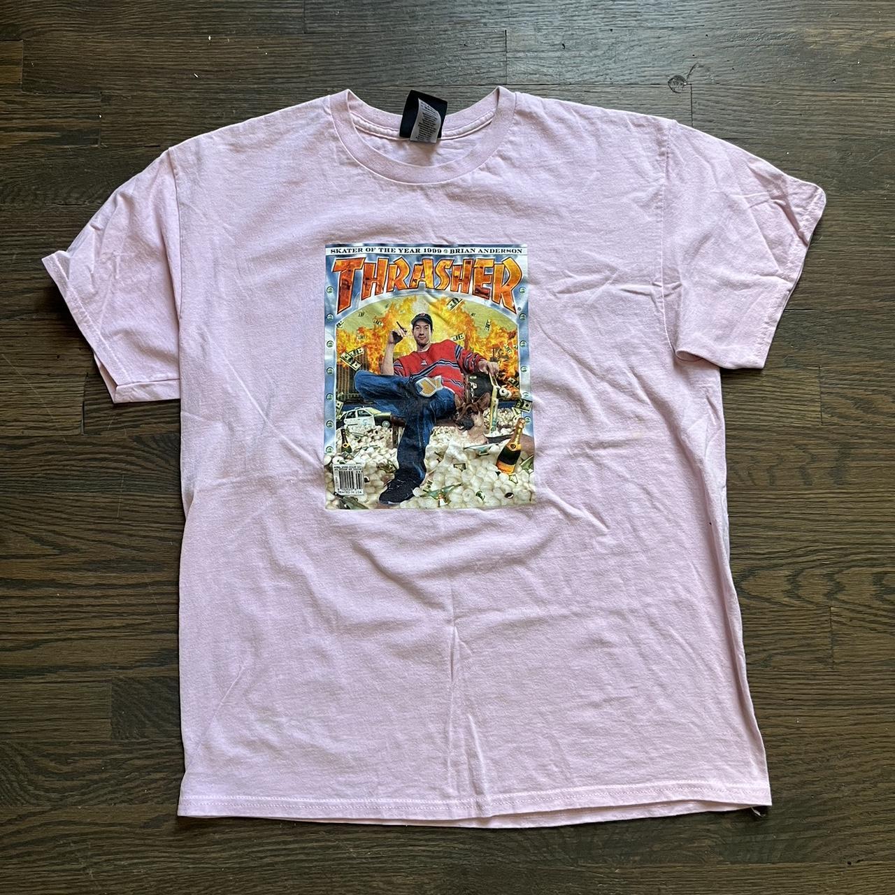 Large brian Anderson thrasher SOTY shirt Depop