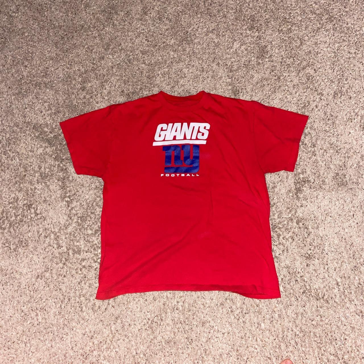 New York Giants X NFL X H&M L.O.G.G T-shirt used - Depop