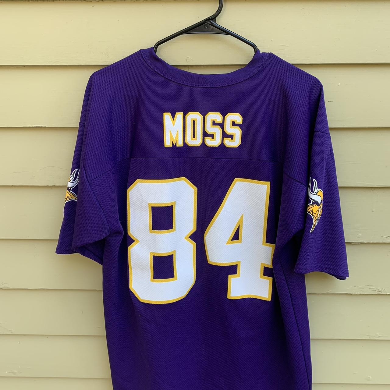 Vintage/Retro Randy Moss Jersey (Rare) Size - - Depop