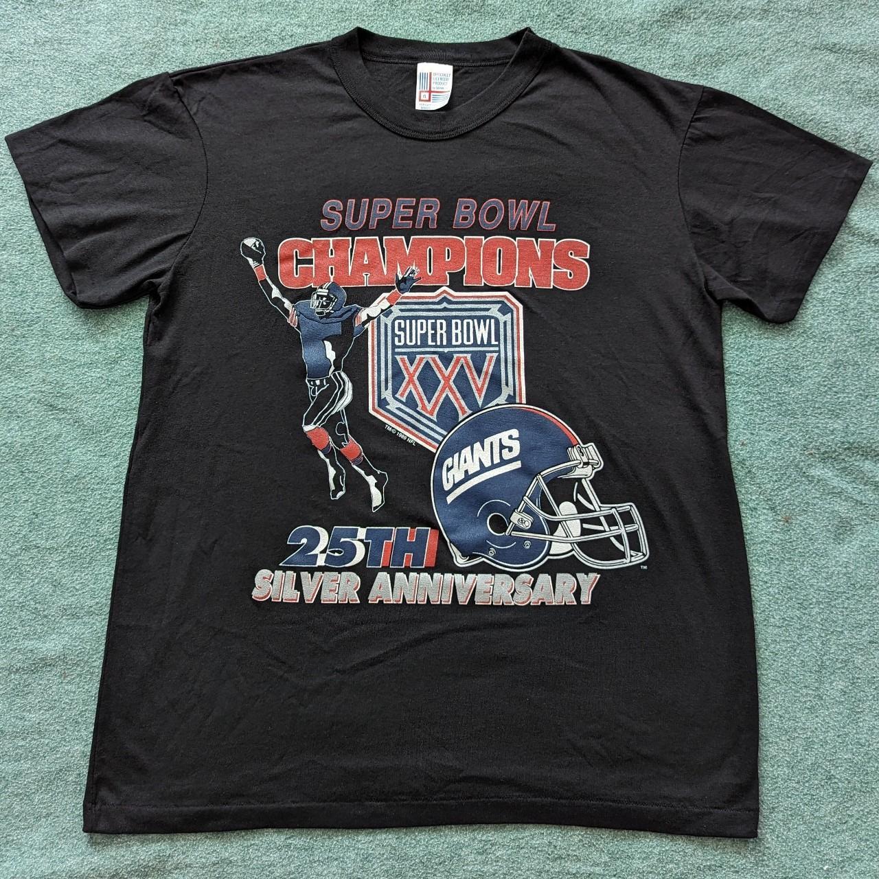 NFL New York Giants Super Bowl T Shirt XL