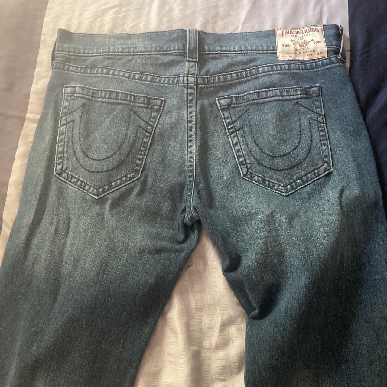 Nice baggy fit true religions size 36 basically... - Depop