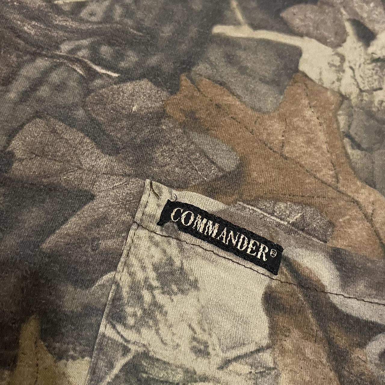 Vintage Commander camo tee Cut tag Fits like large... - Depop