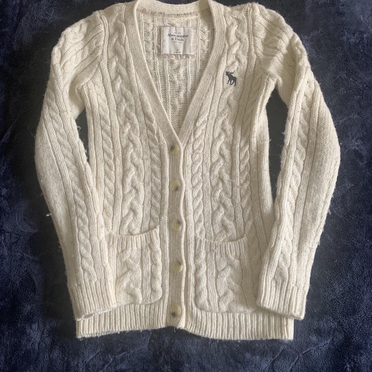 Vintage Abercrombie Fitch Womens Cardigan Size Depop