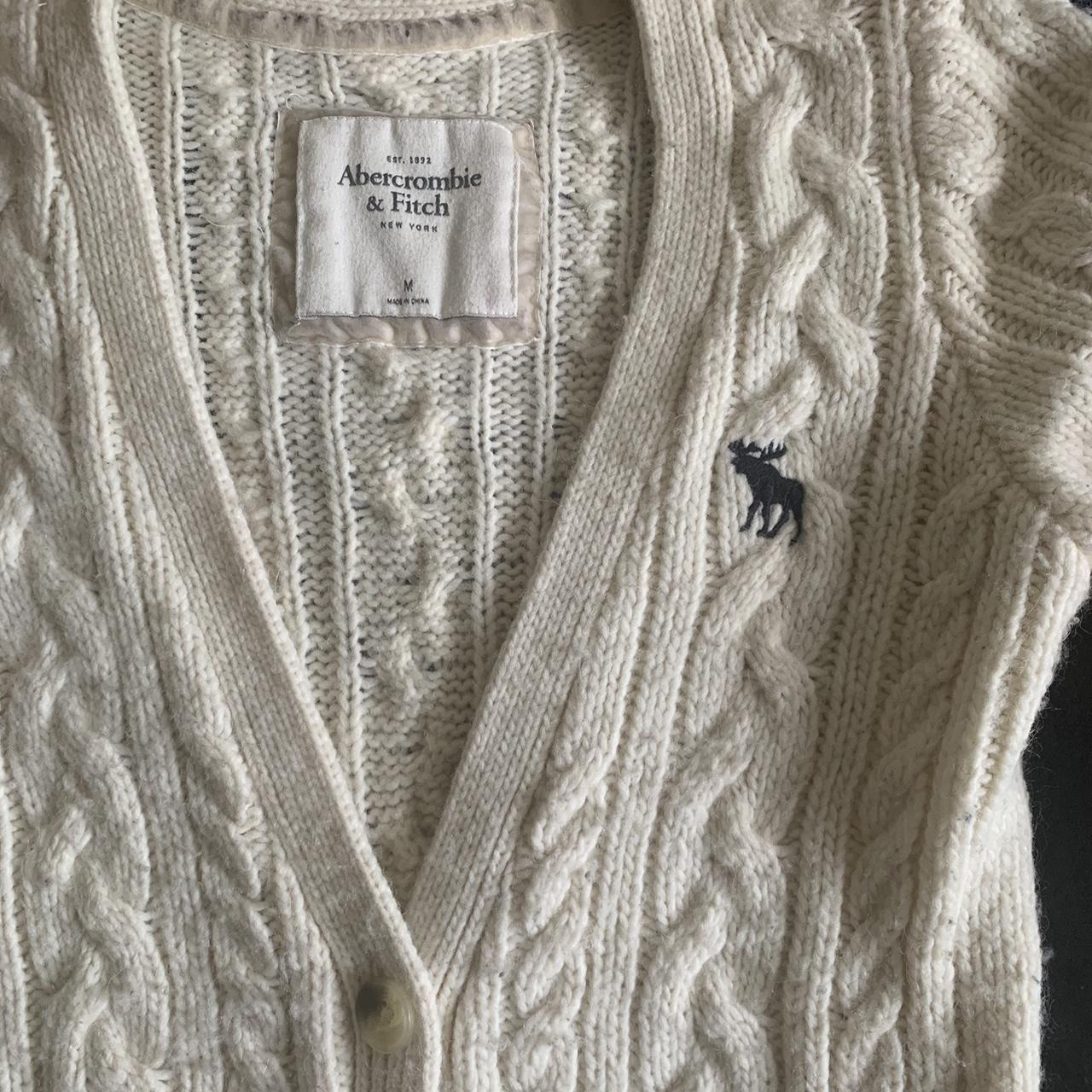 Vintage Abercrombie&Fitch Women’s Cardigan Size... - Depop