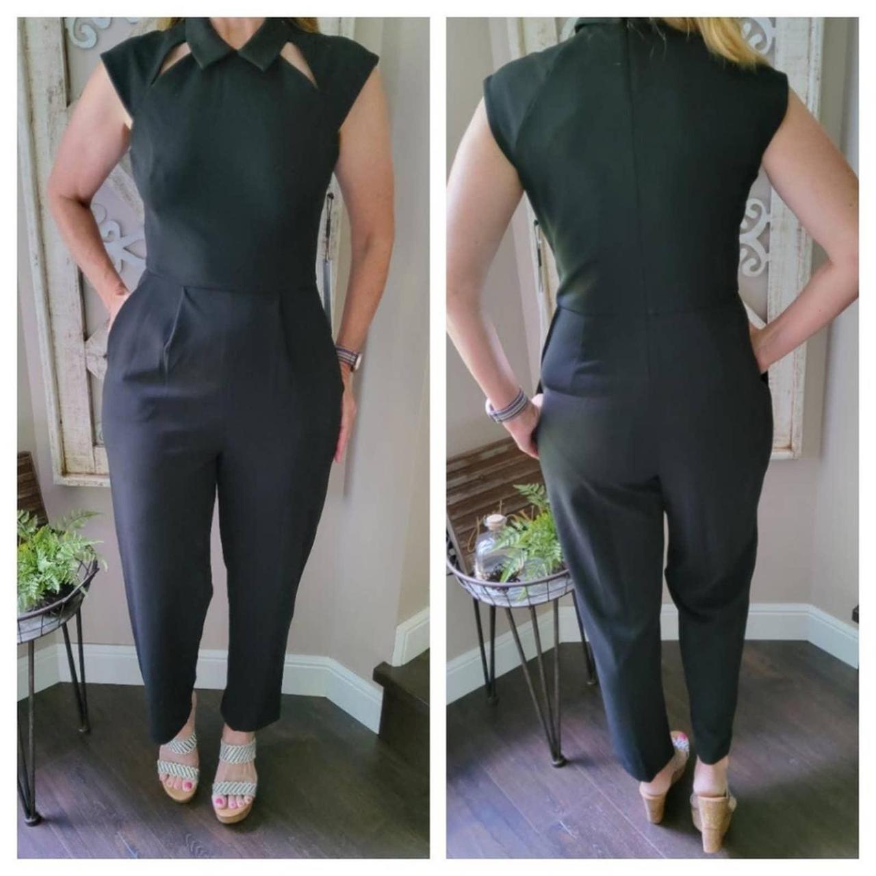 Calvin klein hot sale black jumpsuit