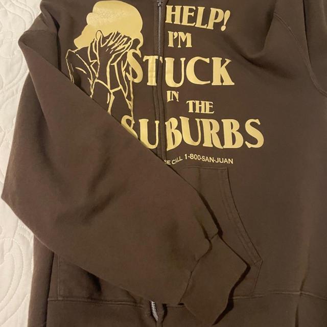 help i m stuck in the suburbs san juan hoodie Depop