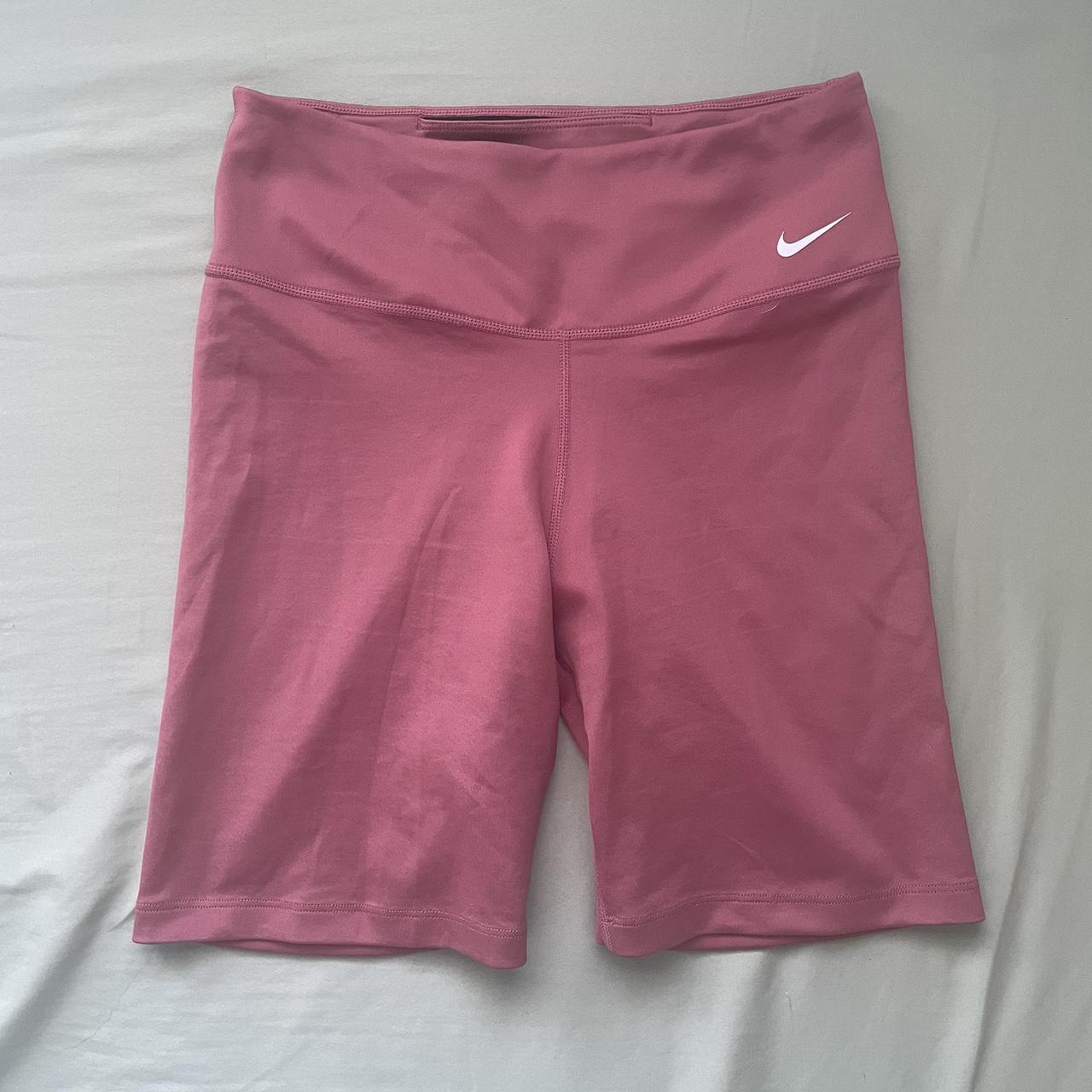 nike biker shorts pink