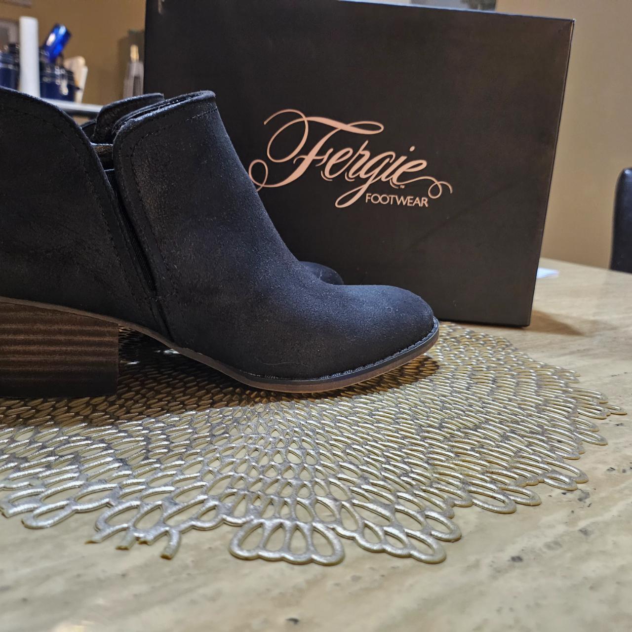 Fergie hotsell gray boots