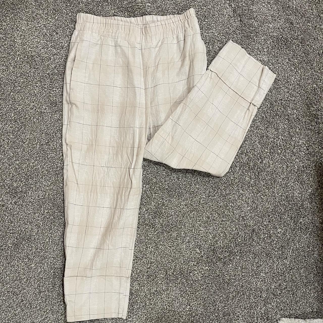 Zara Linen Pants Depop