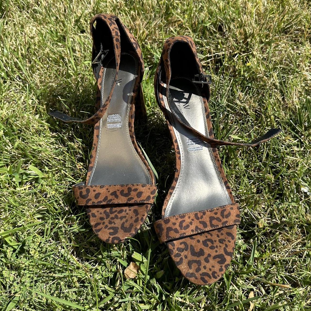 Leopard print heels sales wide width