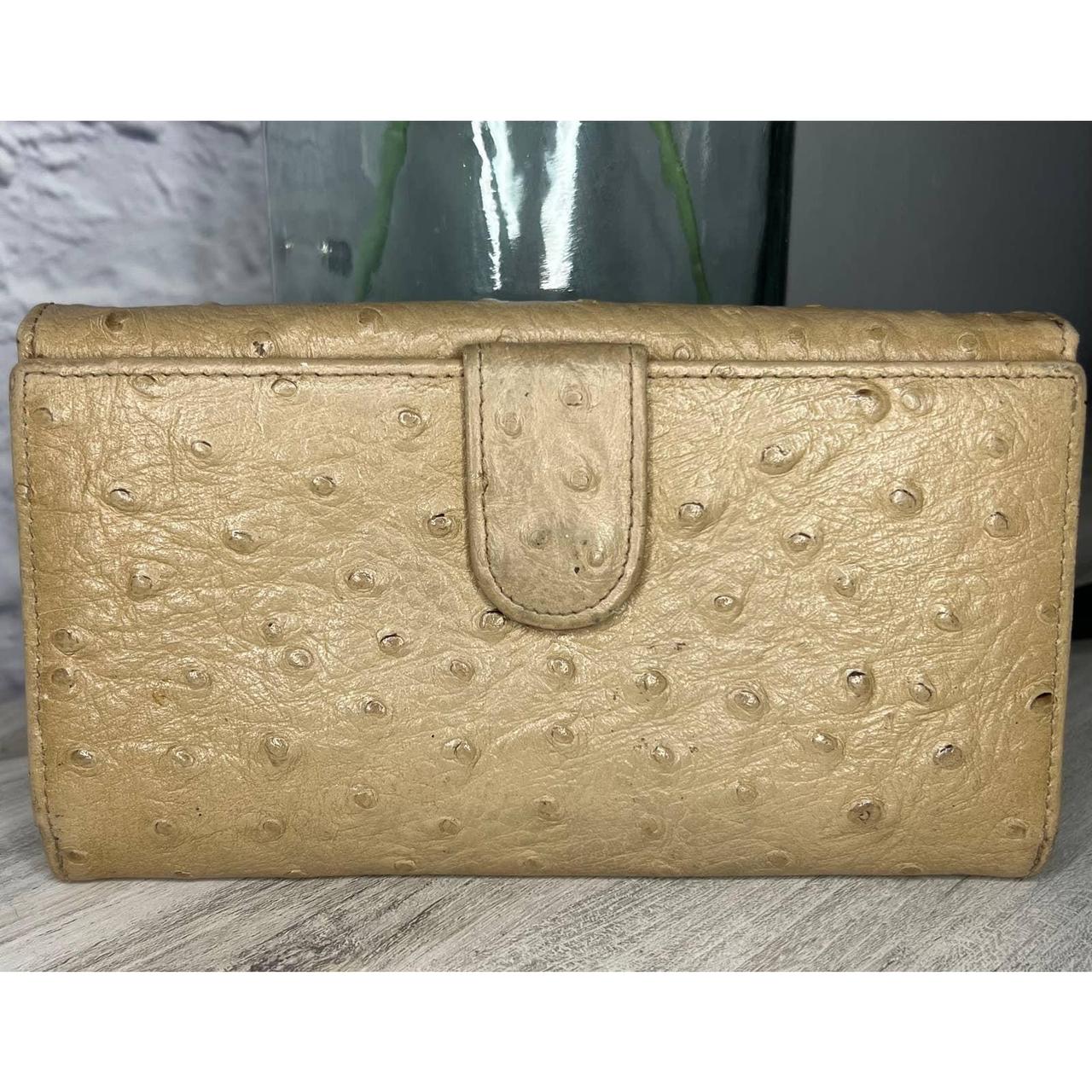 Vera Pelle Genuine Ostrich Skin Wallet Wallet Has A Depop