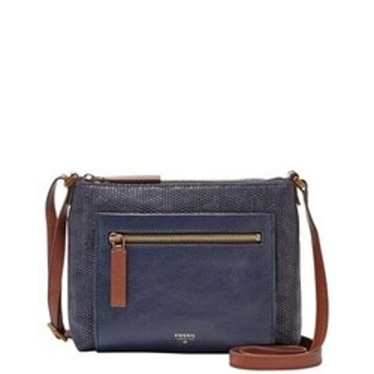 Navy Blue Fossil outlets Crossbody