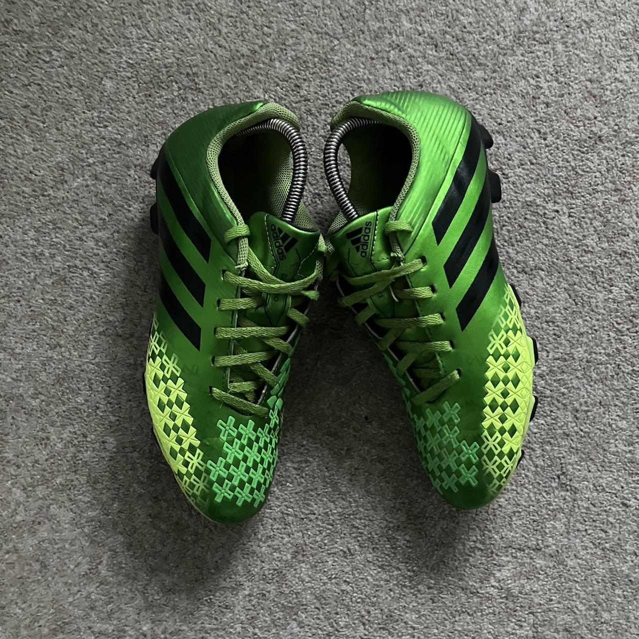 Adidas Predator predito football boots in green 2013. Depop