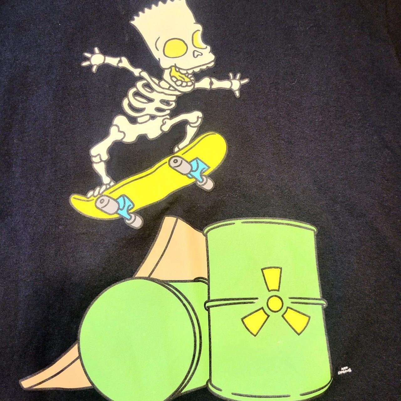 The Simpsons Bart Simpson Skeleton Skater Adult... - Depop