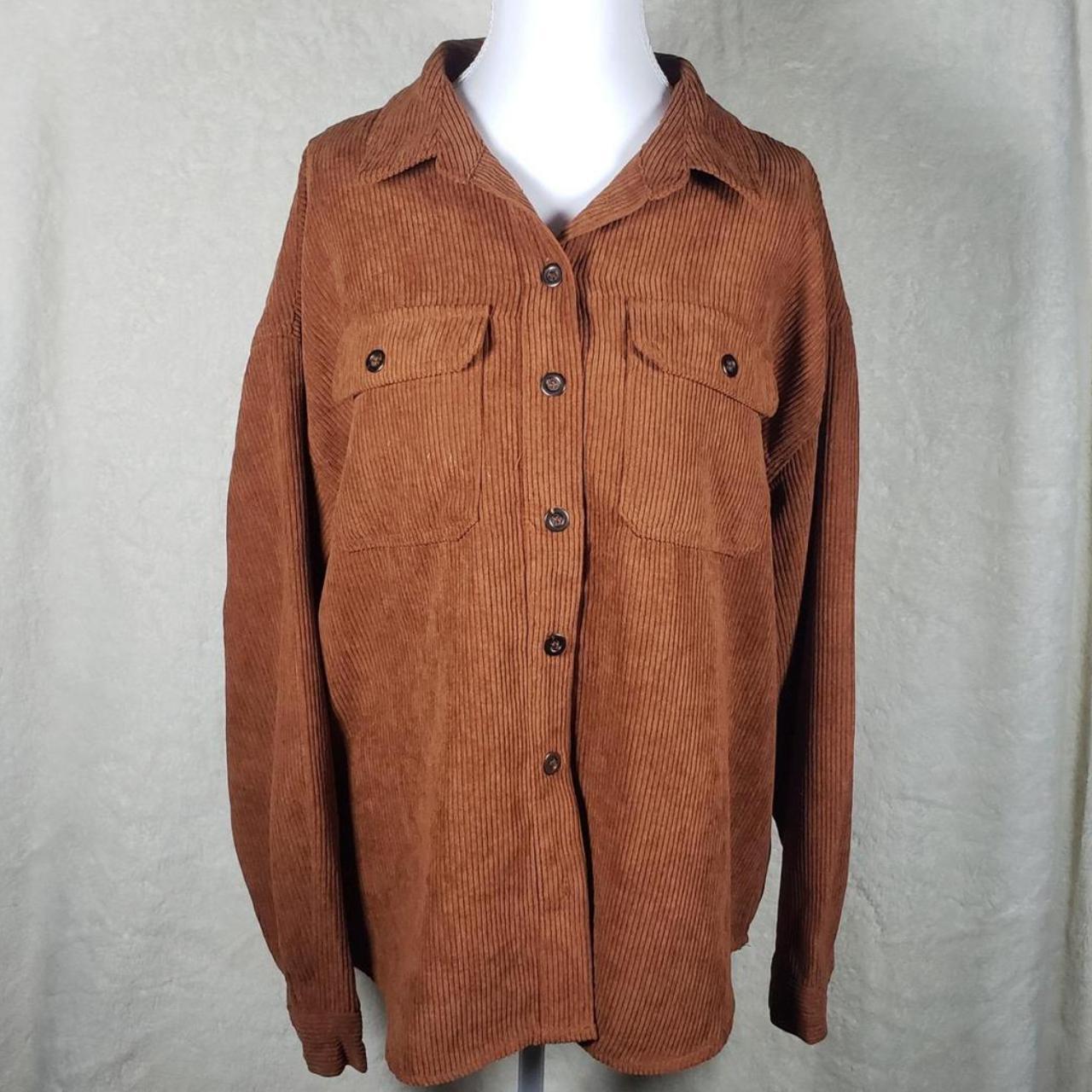 Source Unknown Women's Corduroy Jacket - Brown/Or… - image 2