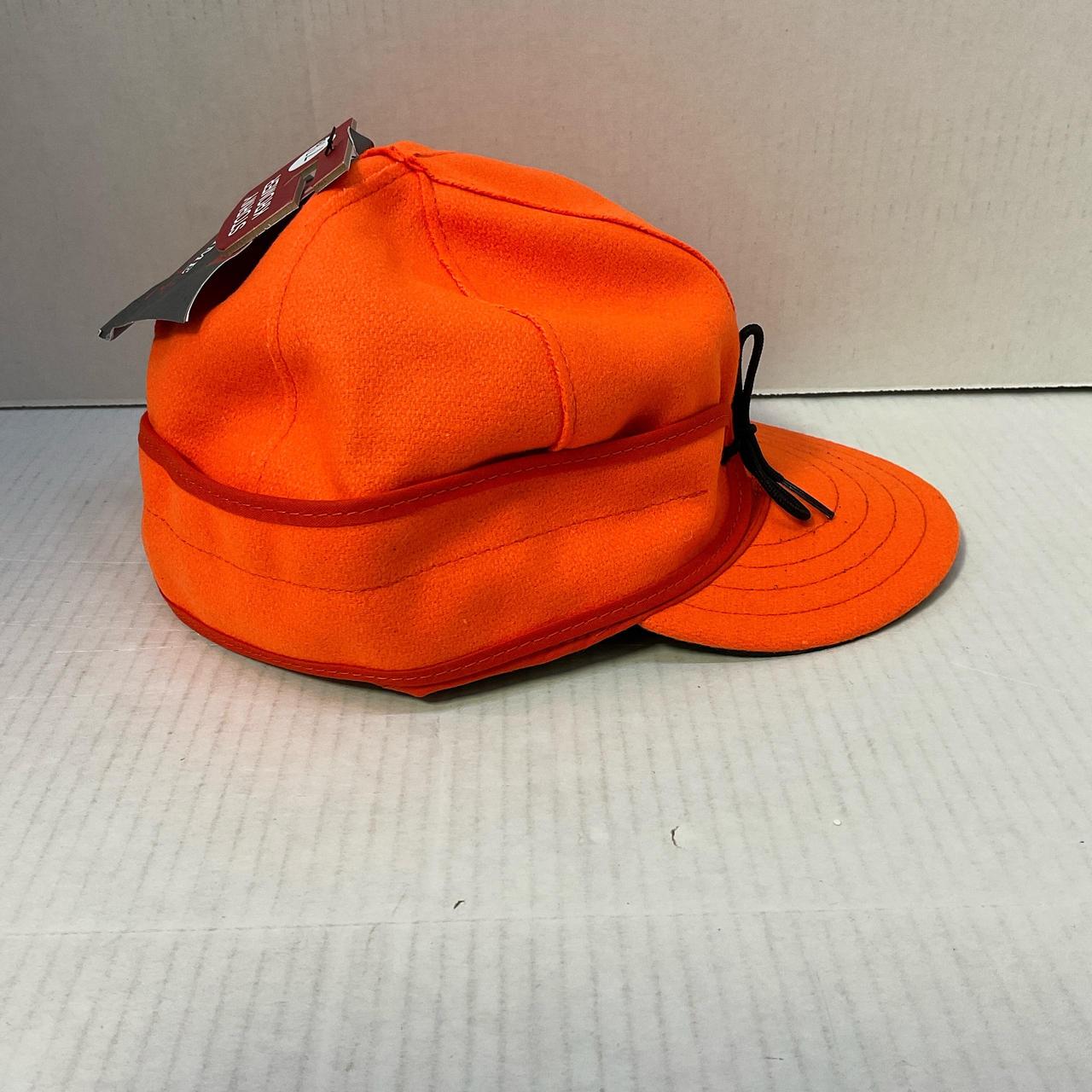 Waxed Cotton Cap Stormy Kromer Blaze Orange Hat Critter Kromer Cap