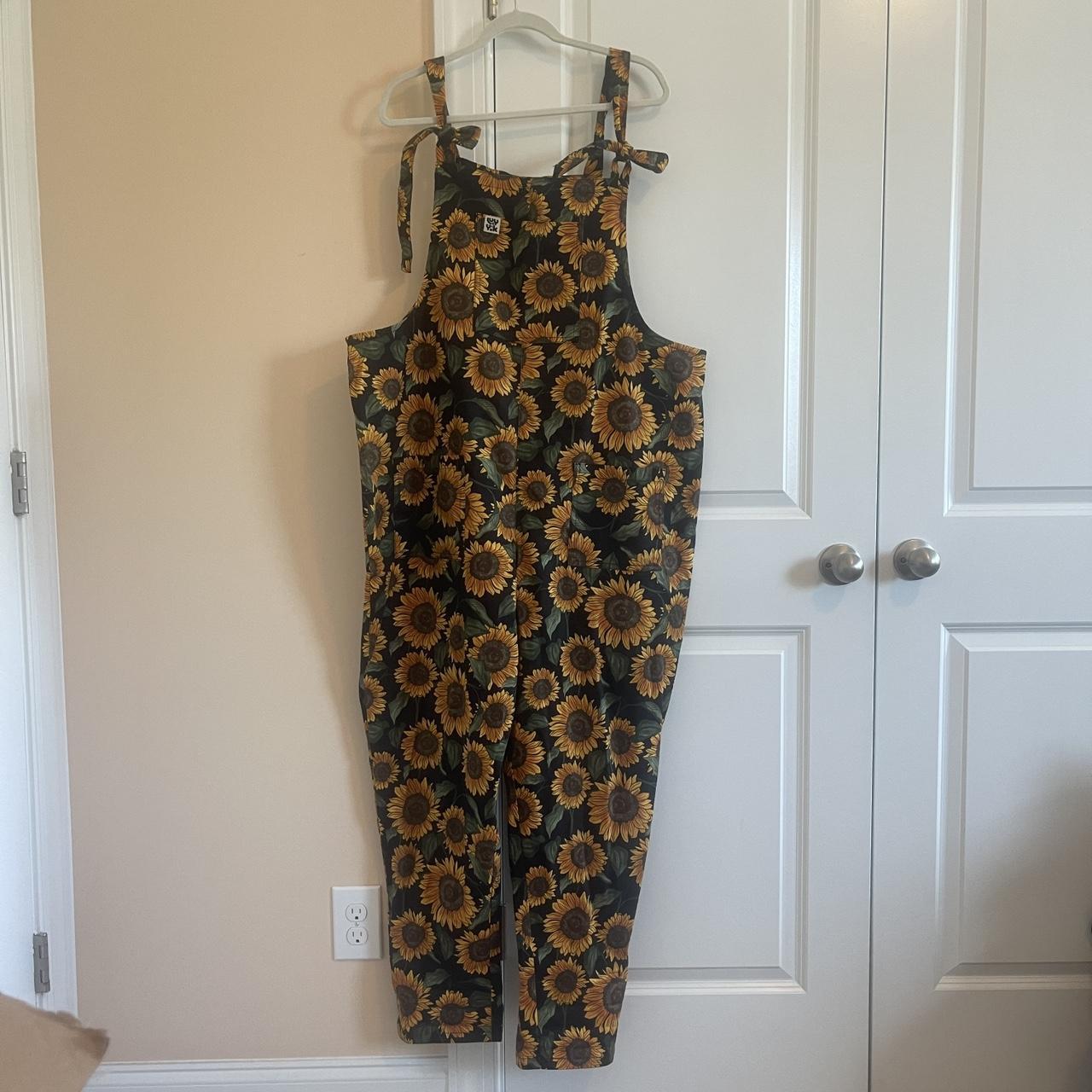 Lucy and Yak Sunflower Dungarees, US16 Chest and... Depop