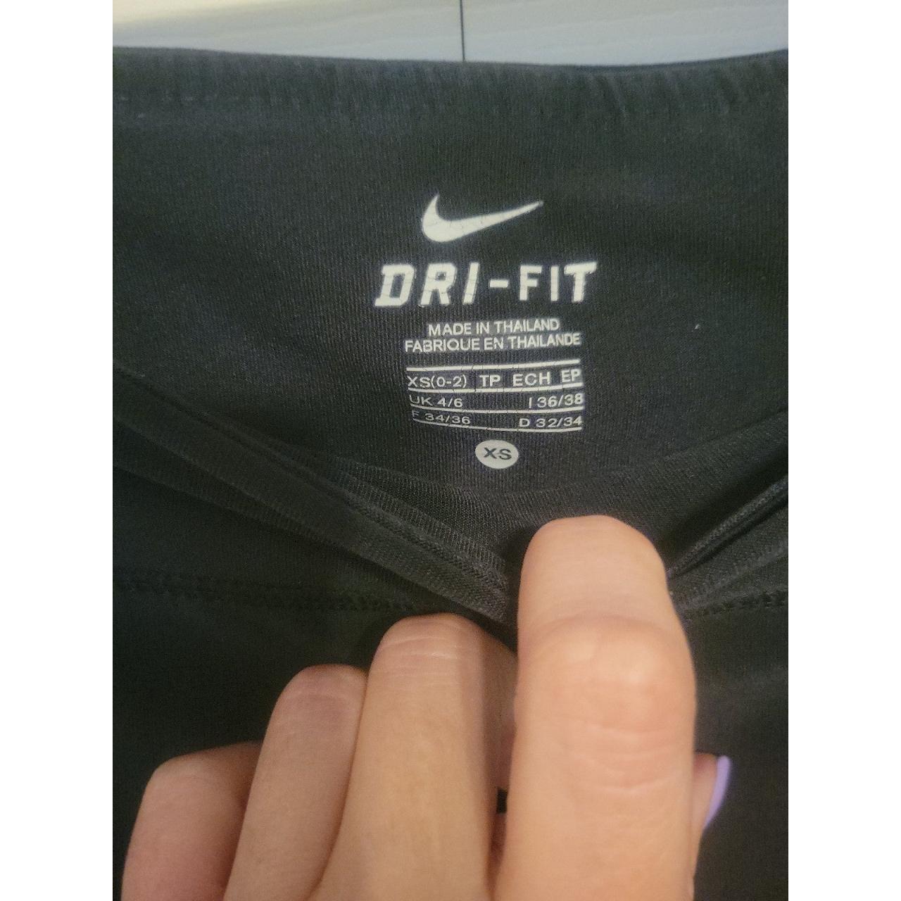 Nike Dri-Fit Black Capri Leggings Two Nike Dri-Fit - Depop