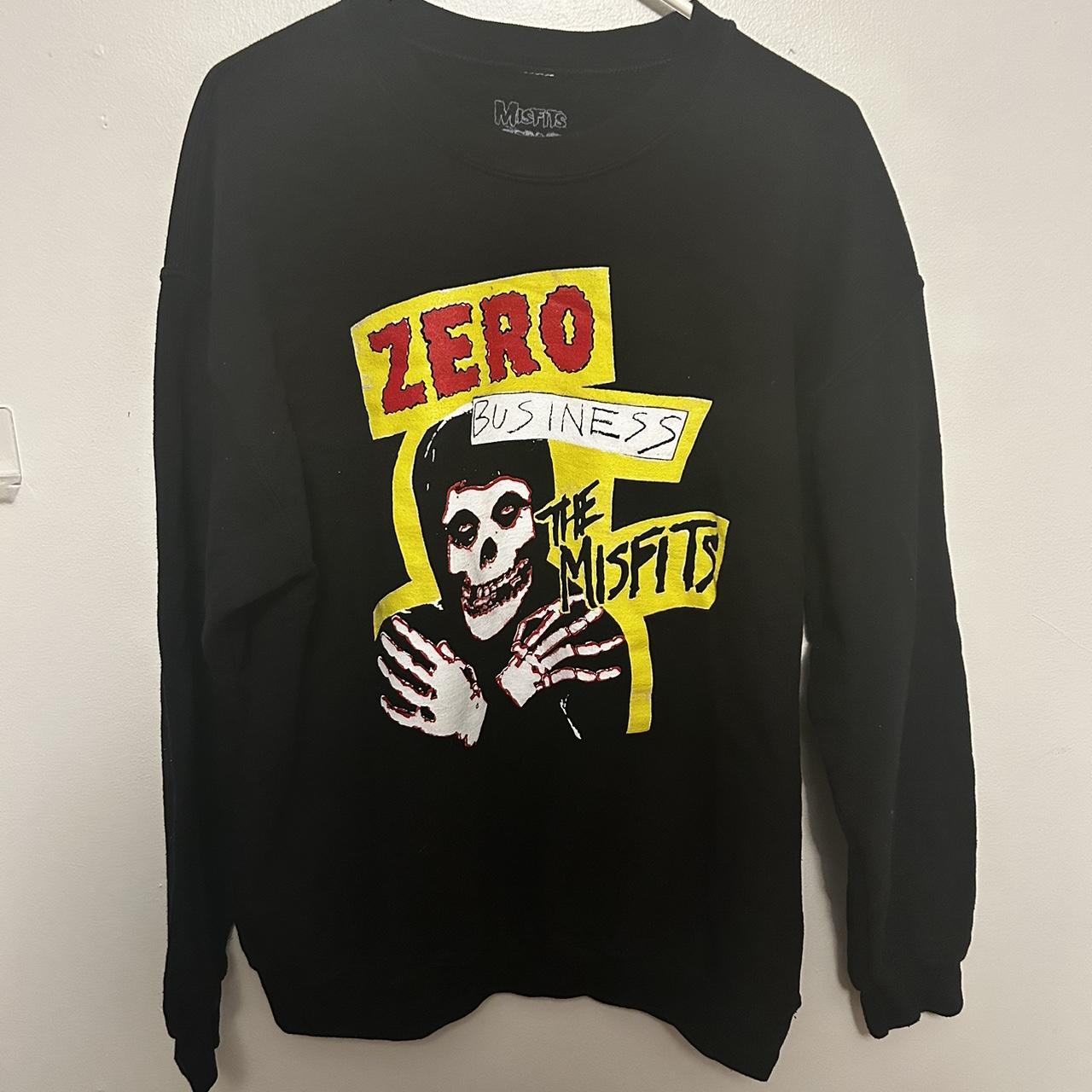 Zero Skateboards x buy Misfits Hoodie Sweatshirt Large