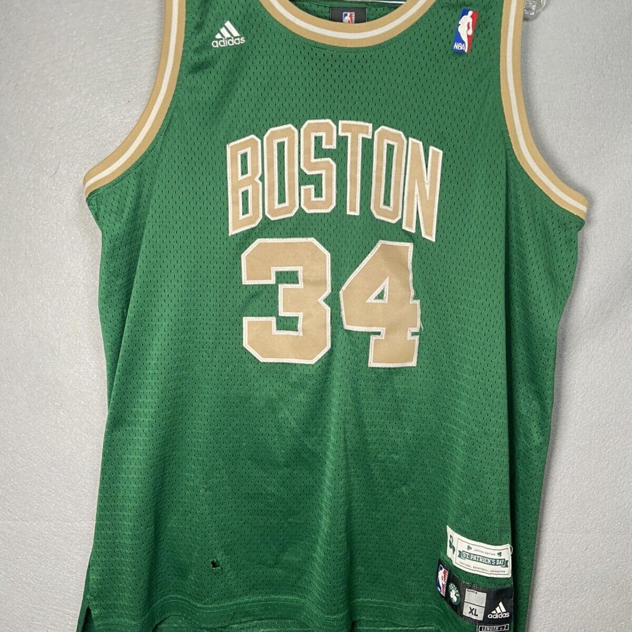 Vintage Reebok Boston Celtics Pierce #34 Jersey XL +... - Depop