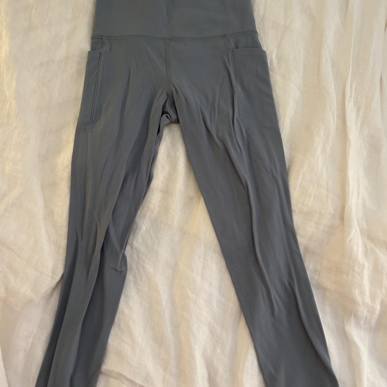 Athleta eclipse leggings size medium Color: sage - Depop