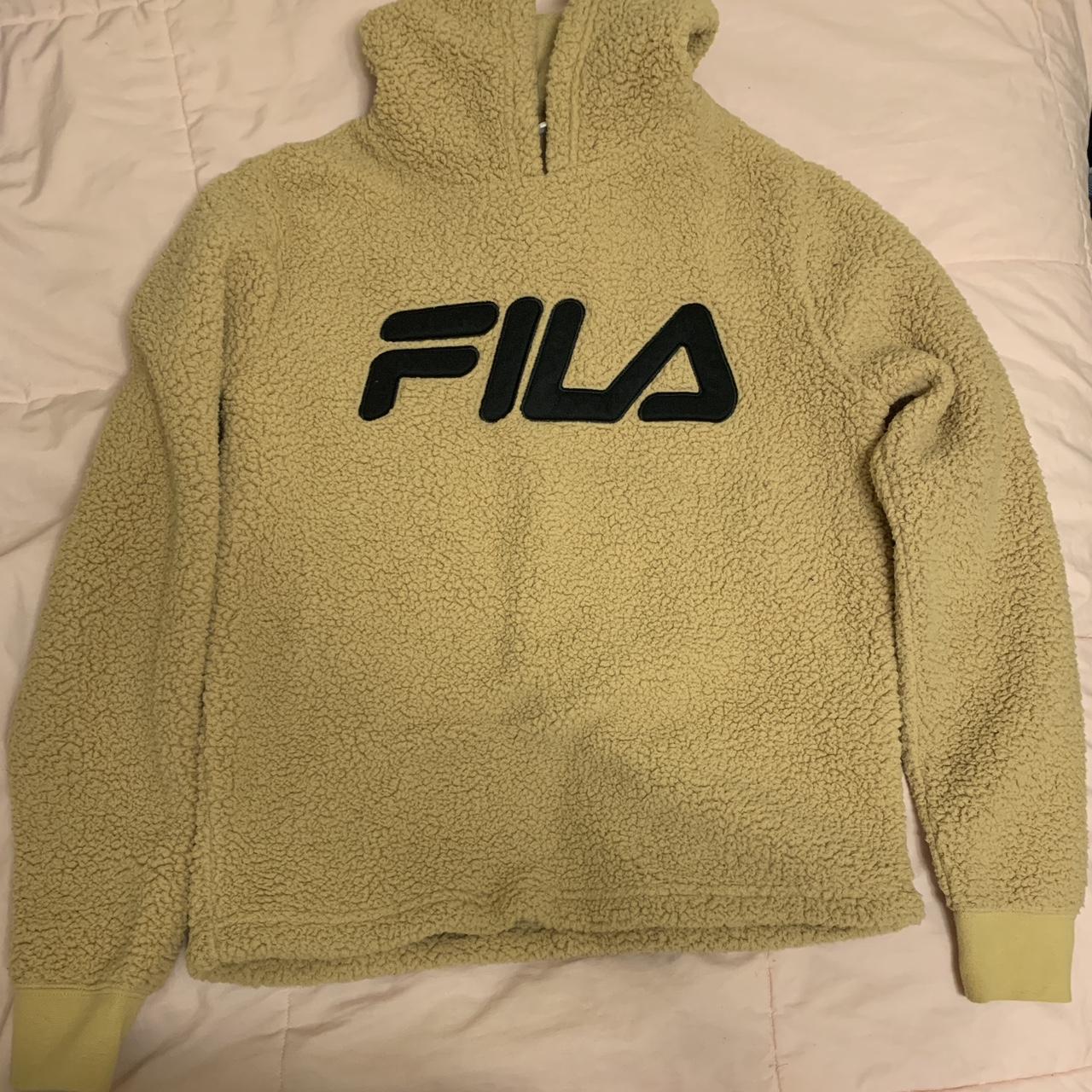 Fila shop tan hoodie